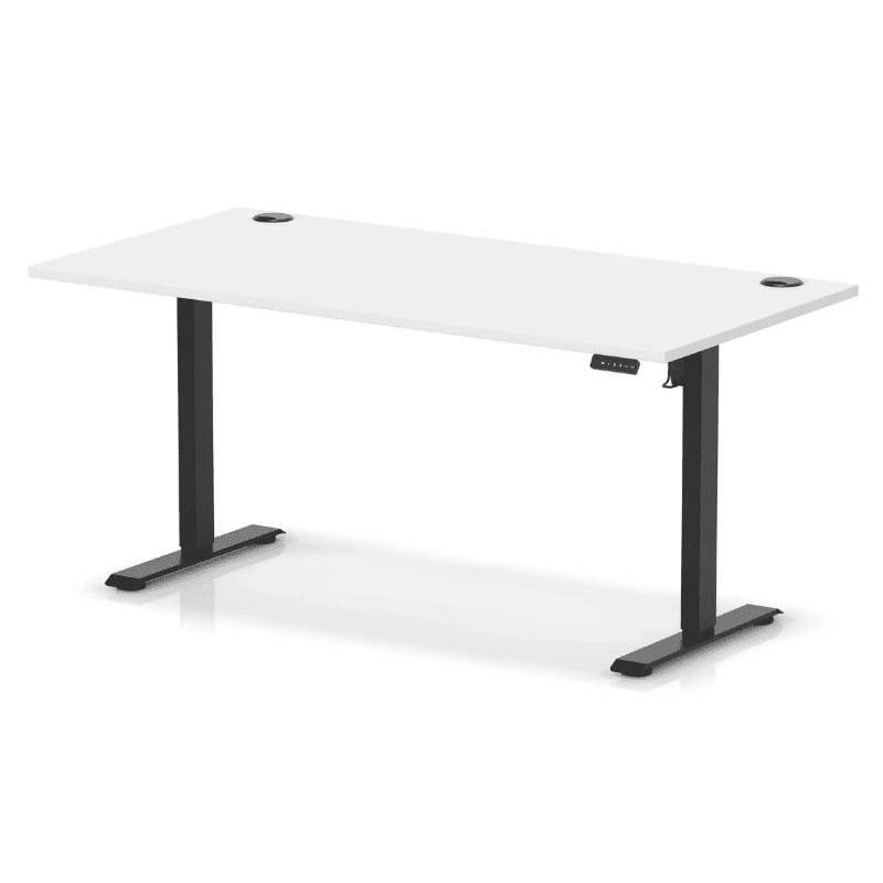 Air Lite Height Adjustable Desk with Cable Ports