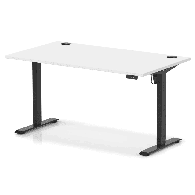 Air Lite Height Adjustable Desk with Cable Ports