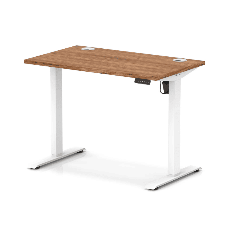 Air Lite Height Adjustable Slimline Desk with Cable Ports