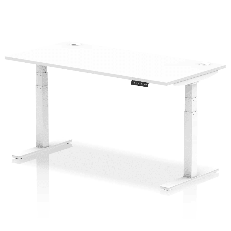 Air Height Adjustable Desk with Cable Ports