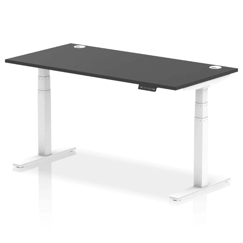 Air Height Adjustable Desk with Cable Ports