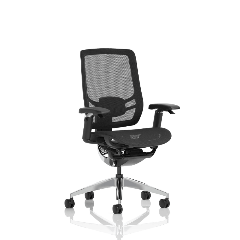 Dynamic Ergo Click Chair | Fly Wire Paddle Controls 24-Hour Intensive Use Mesh Performance
