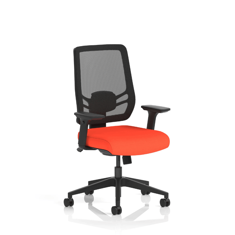 Dynamic Ergo Twist Chair | Adaptive Backrest Pivot System Adjustable Lumbar Support Seat Slide
