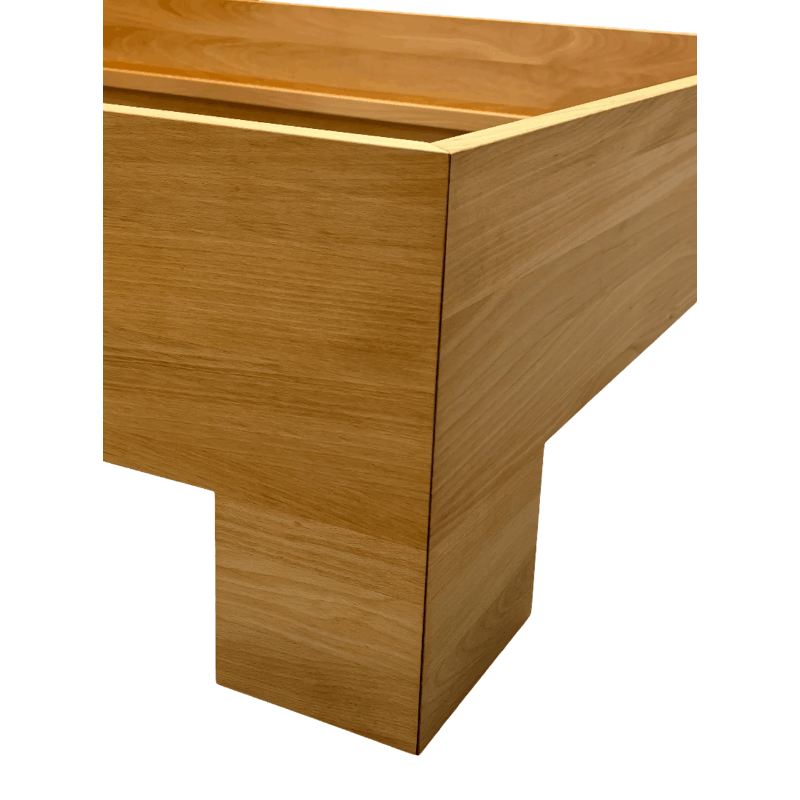 Demko Princess Solid Wood Bed Frame | American Black Walnut, Metal-Free 3D Flexible Slatted Support