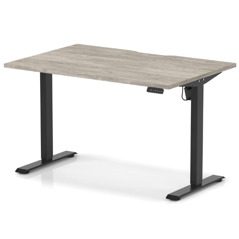 Air Scalloped Edge Height Adjustable Office Desk