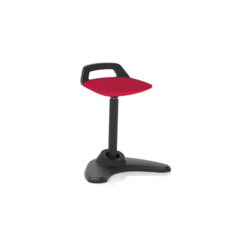 Dynamic Spry Task Stool | Mobile Five Star Base Gas Height Adjustment Minimalist Design