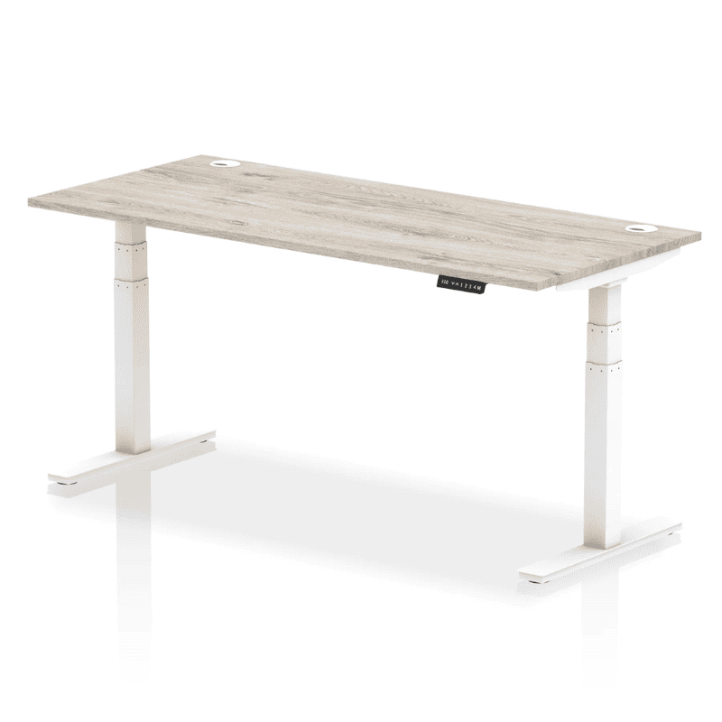Air Height Adjustable Desk with Cable Ports
