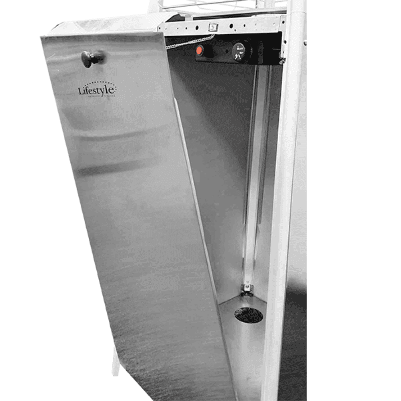 Lifestyle Tahiti II Stainless Steel Pyramid Flame Patio Heater
