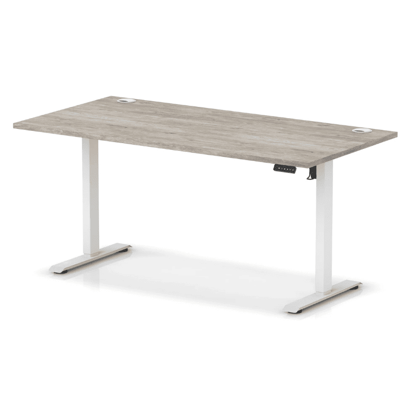 Air Lite Height Adjustable Desk with Cable Ports