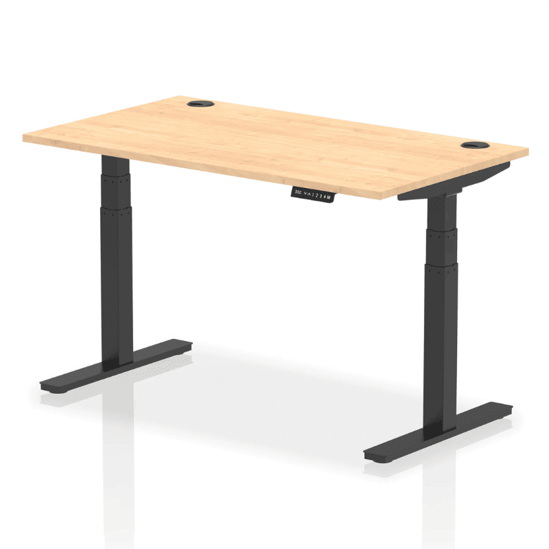 Air Height Adjustable Desk with Cable Ports