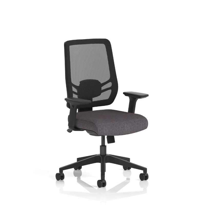 Dynamic Ergo Twist Chair | Adaptive Backrest Pivot System Adjustable Lumbar Support Seat Slide