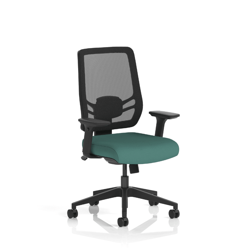 Dynamic Ergo Twist Chair | Adaptive Backrest Pivot System Adjustable Lumbar Support Seat Slide