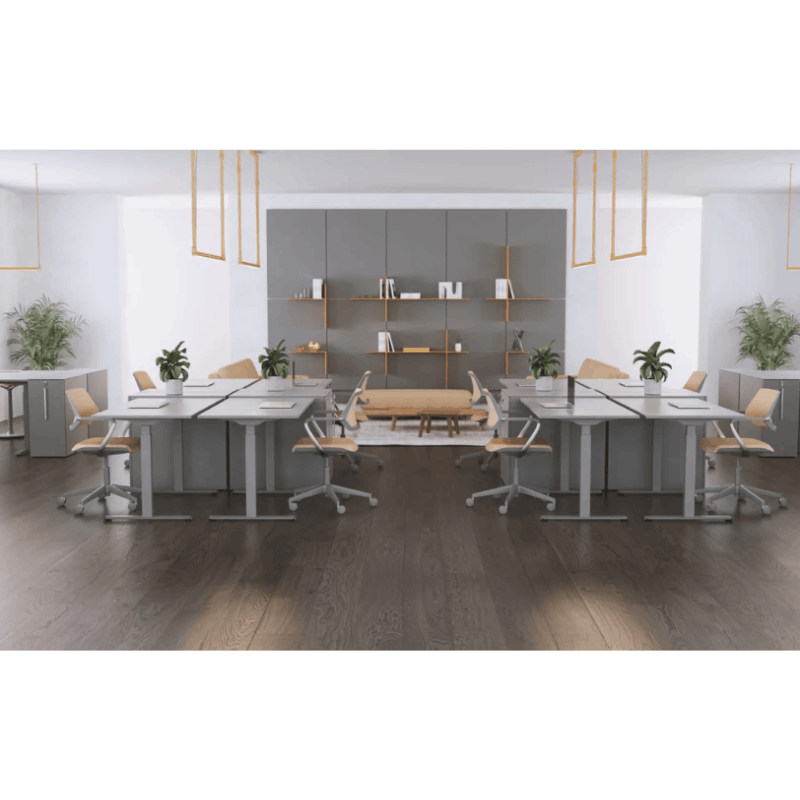 Flytta 2 Sit-Stand Desk | Dual Motor Height Adjustable Modular 2-Stage Workstation