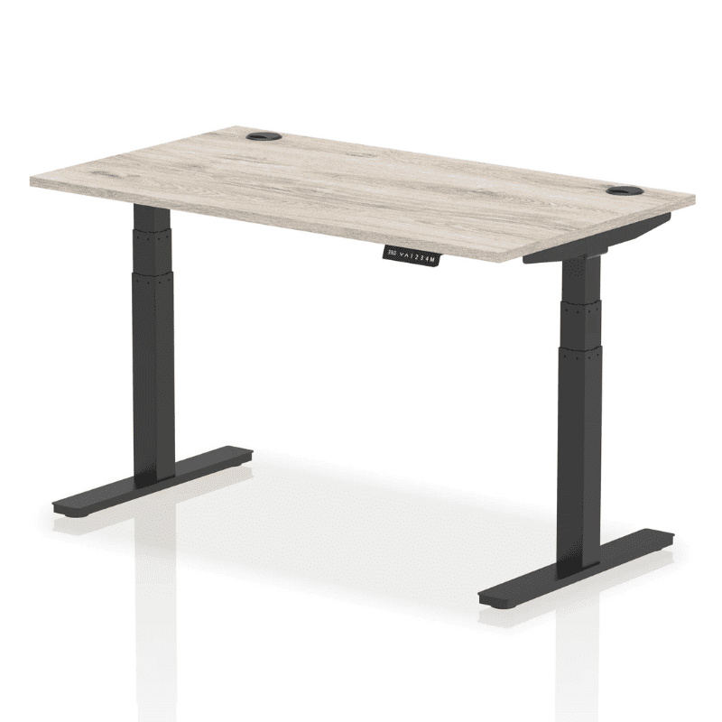 Air Height Adjustable Desk with Cable Ports
