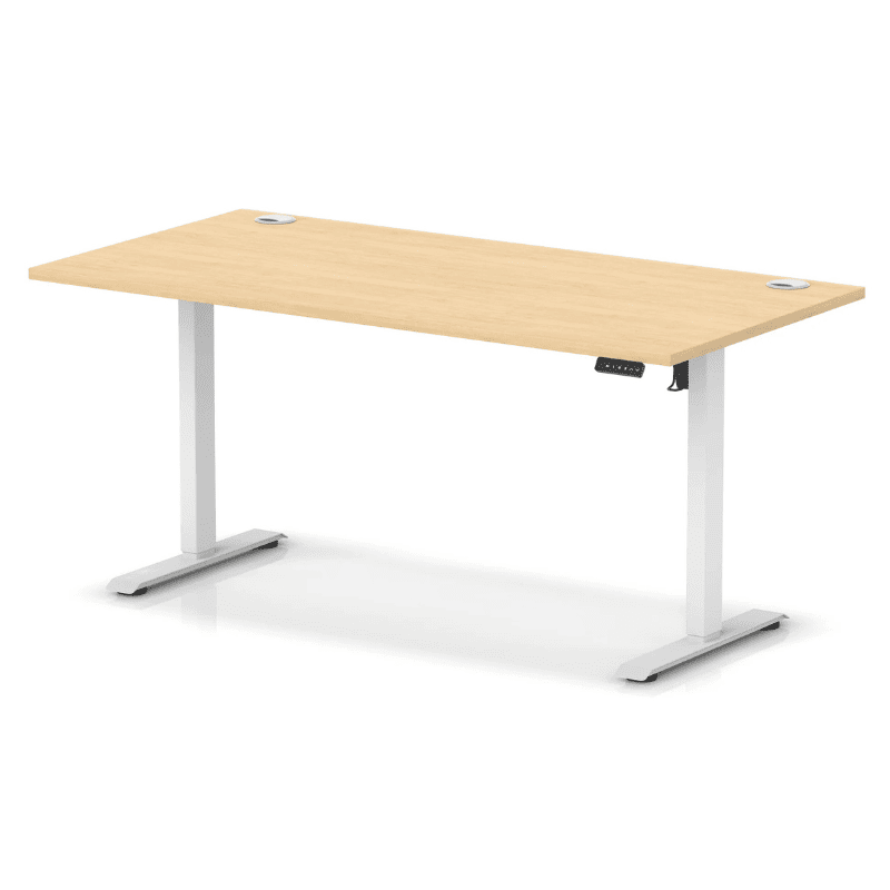 Air Lite Height Adjustable Desk with Cable Ports