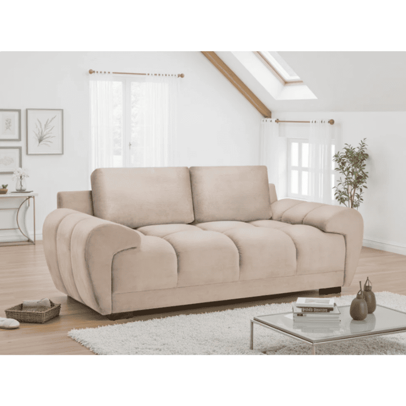 Azzuro 2-Seater Plush Velvet Sofa