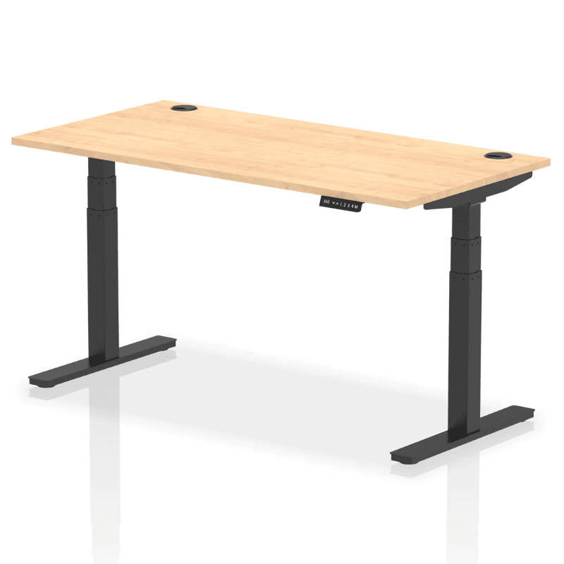 Air Height Adjustable Desk with Cable Ports