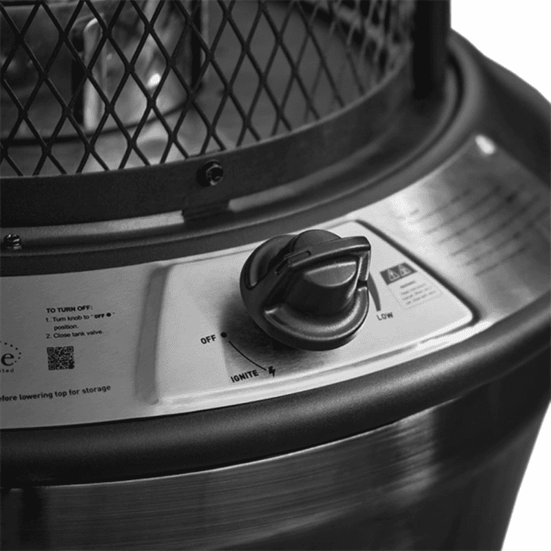 Lifestyle Santorini Retractable Flame Patio Heater