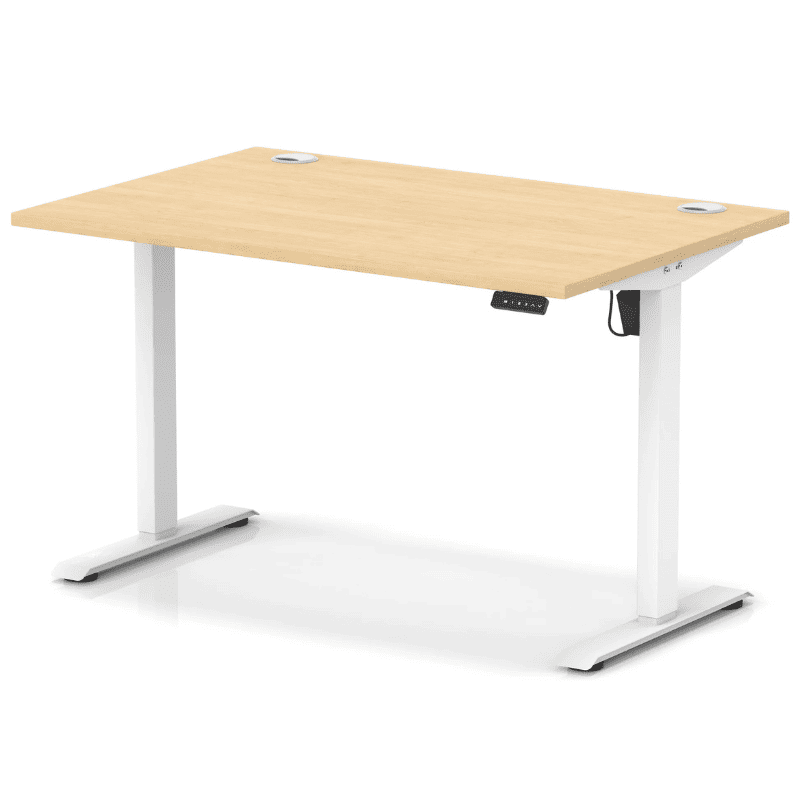 Air Lite Height Adjustable Desk with Cable Ports