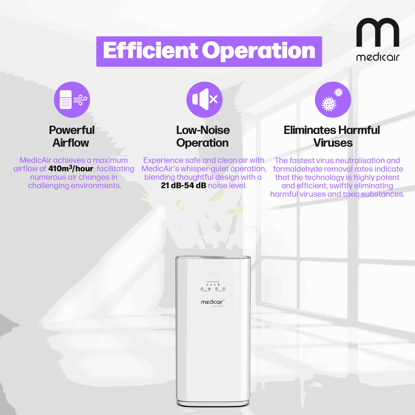MedicAir Pro Mini — Portable Medical‑Grade Air Purification for Small Rooms
