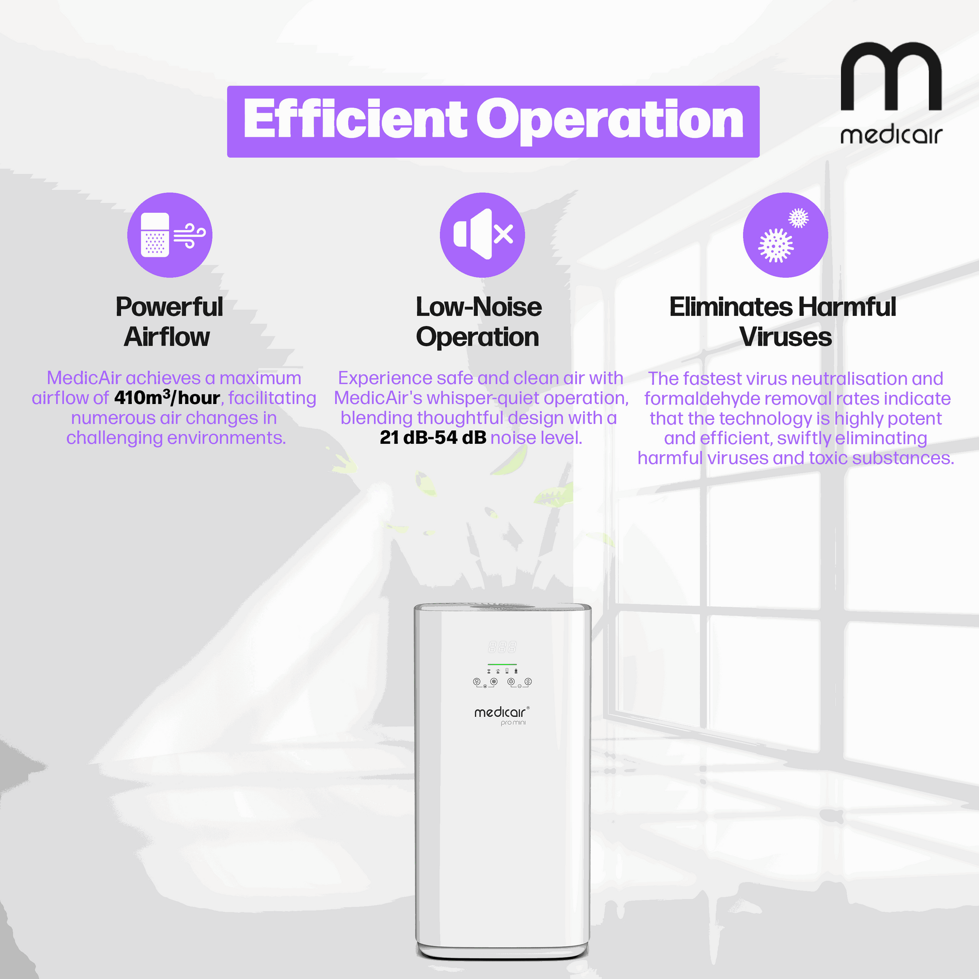 MedicAir Pro Mini — Portable Medical‑Grade Air Purification for Small Rooms