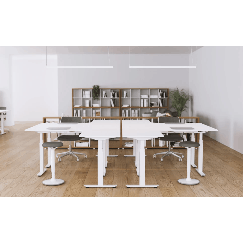 Flytta 3+ Corner Sit-Stand Desk | Triple Motor 180kg Multi-Monitor 3-Stage Performance Frame