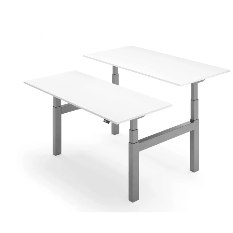 Flytta Back-to-Back Sit-Stand Desk | Dual Motor Height Adjustable Collaborative Workstation Frame