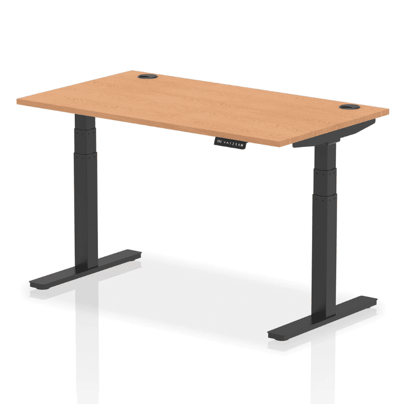 Air Height Adjustable Desk with Cable Ports
