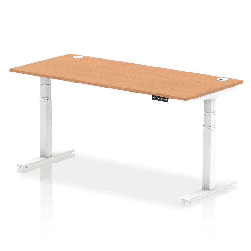 Air Height Adjustable Desk with Cable Ports