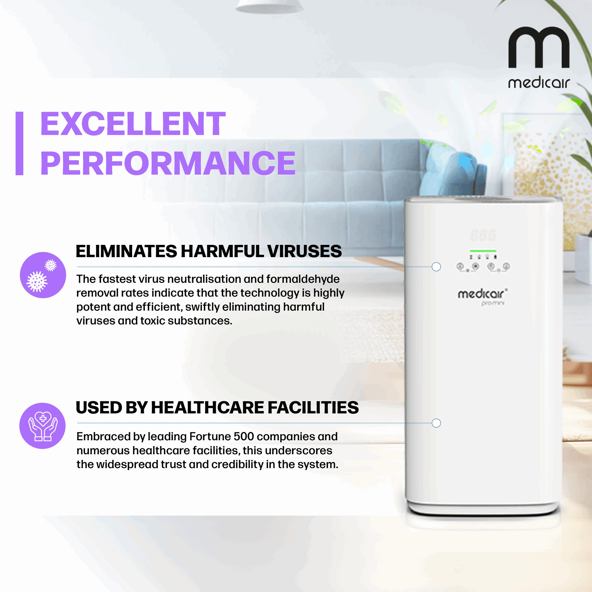 MedicAir Pro Mini — Portable Medical‑Grade Air Purification for Small Rooms