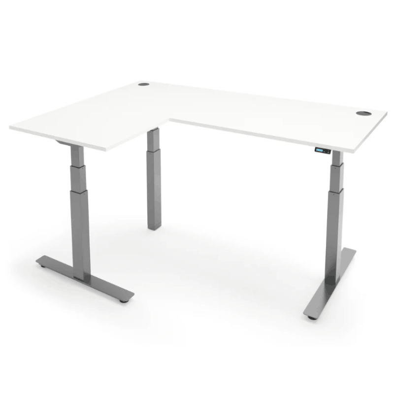 Flytta 3+ Corner Sit-Stand Desk | Triple Motor 180kg Multi-Monitor 3-Stage Performance Frame