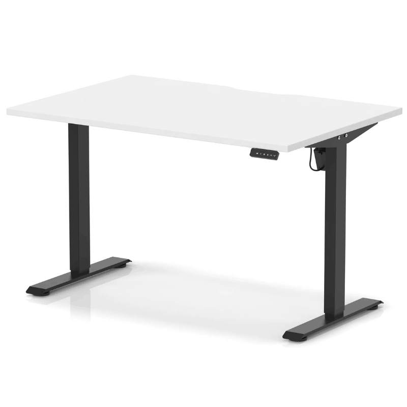 Air Scalloped Edge Height Adjustable Office Desk