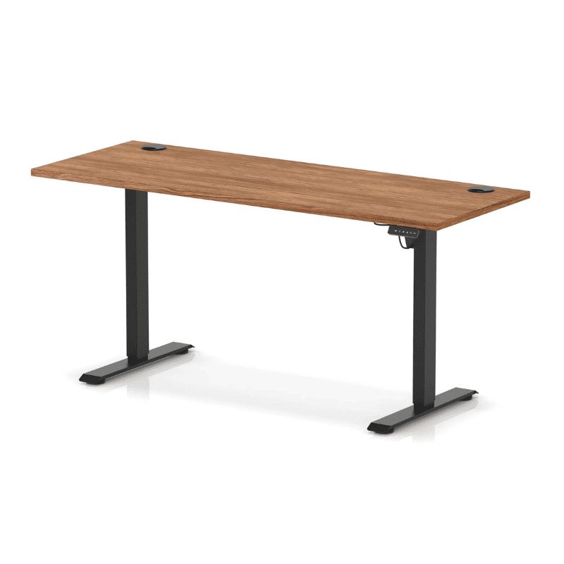 Air Lite Height Adjustable Slimline Desk with Cable Ports