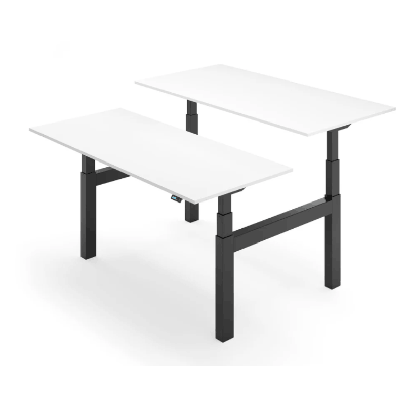 Flytta Back-to-Back Sit-Stand Desk | Dual Motor Height Adjustable Collaborative Workstation Frame