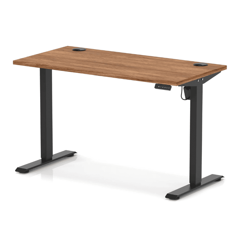 Air Lite Height Adjustable Slimline Desk with Cable Ports