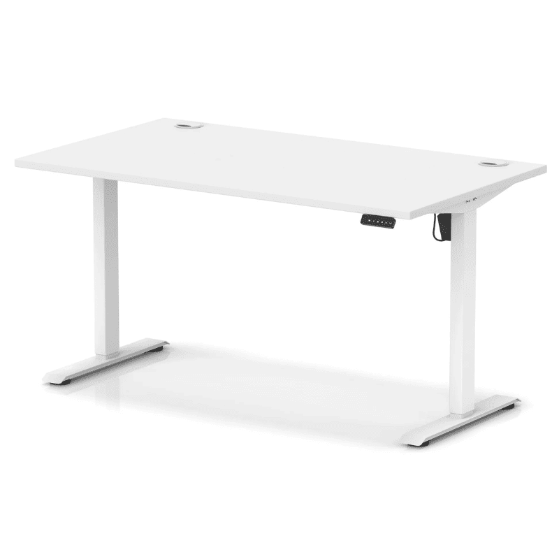 Air Lite Height Adjustable Desk with Cable Ports