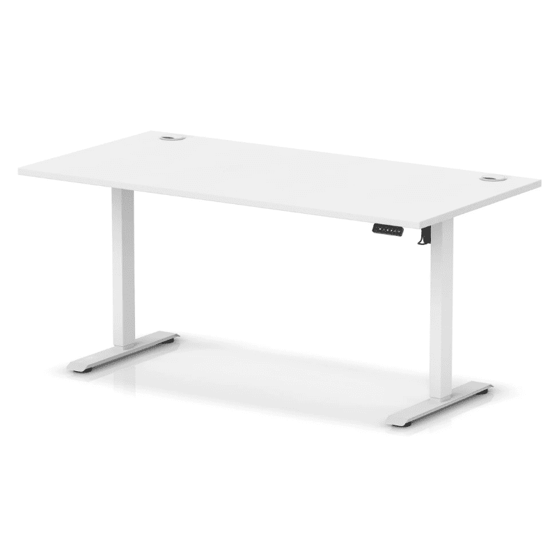 Air Lite Height Adjustable Desk with Cable Ports