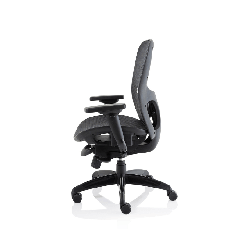 Dynamic Stealth Shadow Chair | 170kg Heavy Duty Capacity 24-Hour Intensive Use Mesh Performance