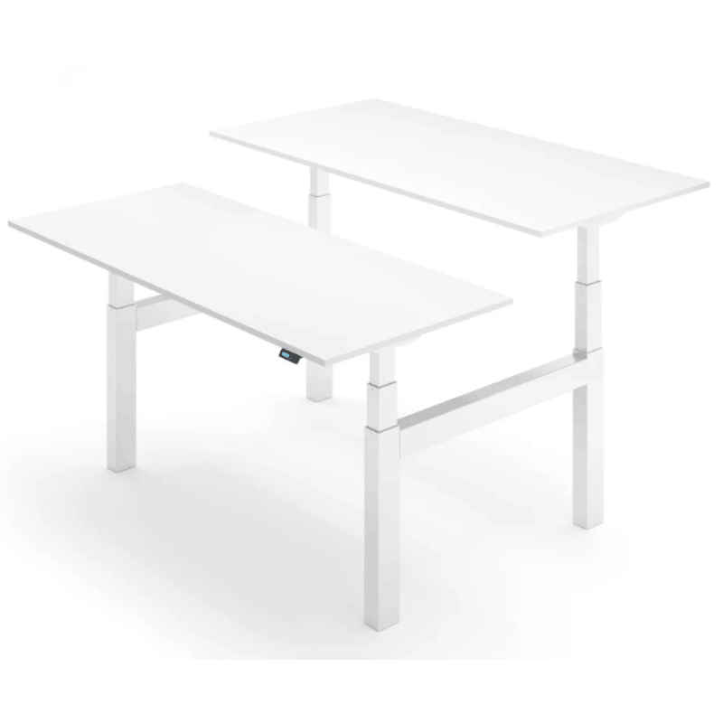 Flytta Back-to-Back Sit-Stand Desk | Dual Motor Height Adjustable Collaborative Workstation Frame