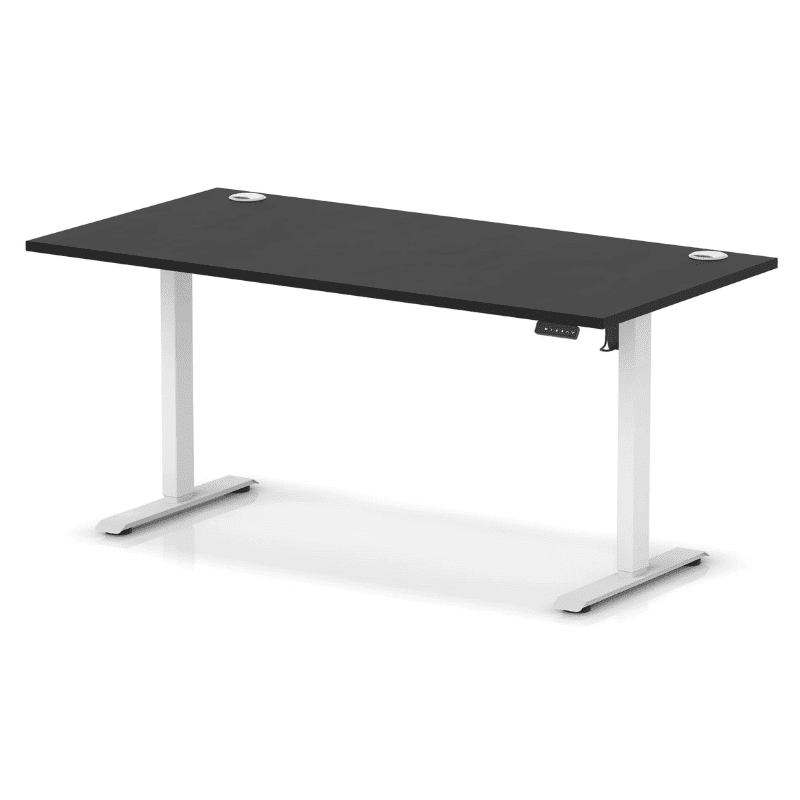 Air Lite Height Adjustable Desk with Cable Ports