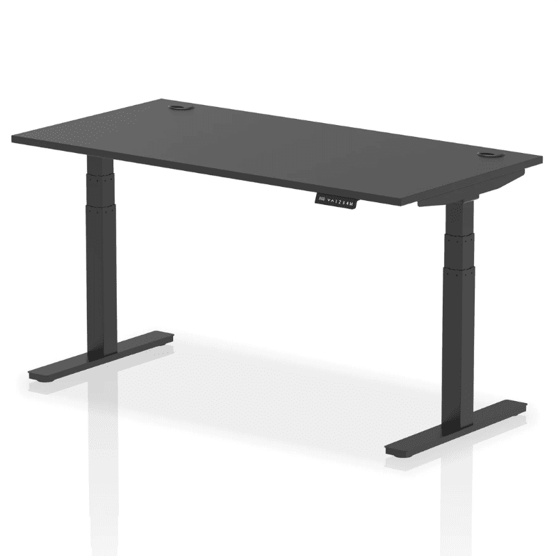 Air Height Adjustable Desk with Cable Ports