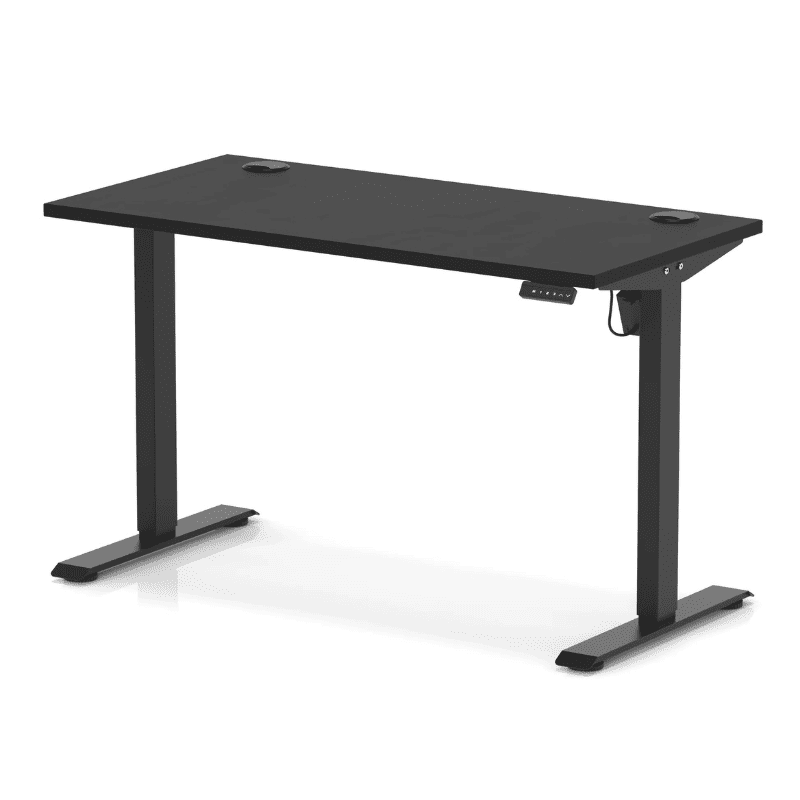 Air Lite Height Adjustable Slimline Desk with Cable Ports