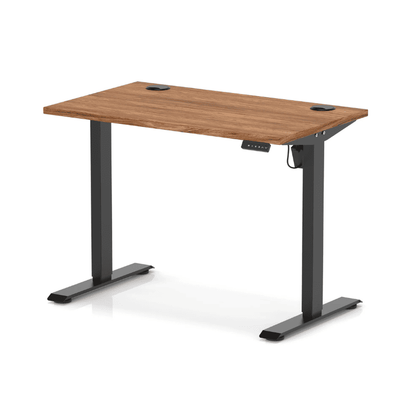 Air Lite Height Adjustable Slimline Desk with Cable Ports