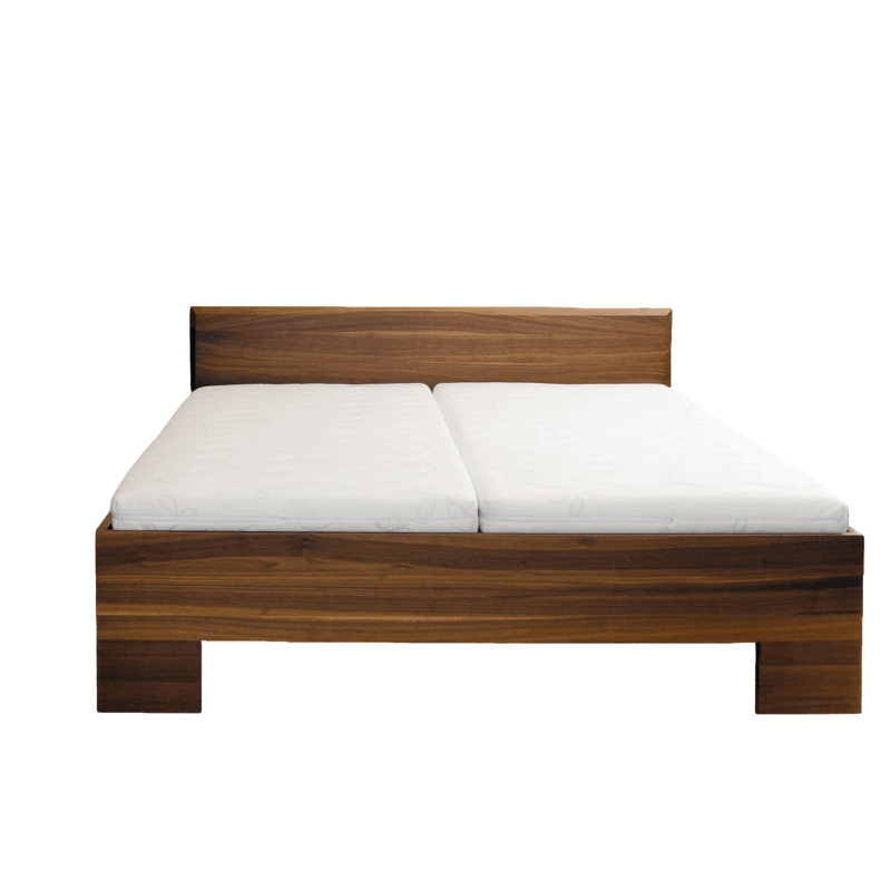 Demko Princess Solid Wood Bed Frame | American Black Walnut, Metal-Free 3D Flexible Slatted Support