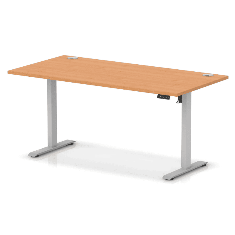 Air Lite Height Adjustable Desk with Cable Ports