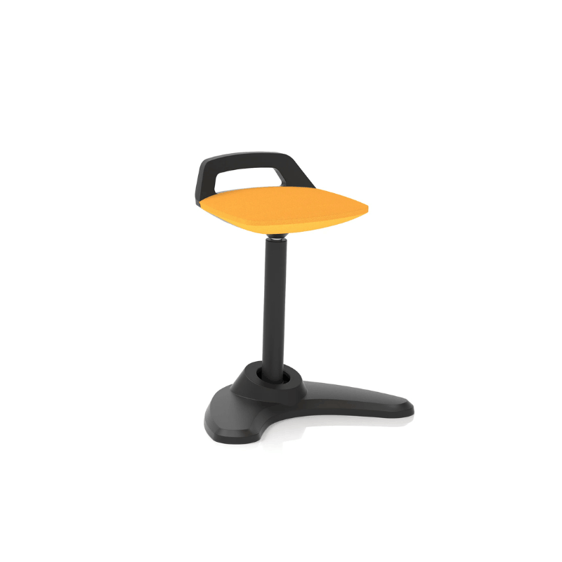Dynamic Spry Task Stool | Mobile Five Star Base Gas Height Adjustment Minimalist Design