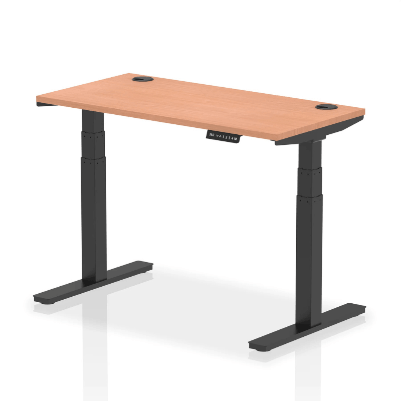 Air Height Adjustable Desk with Cable Ports