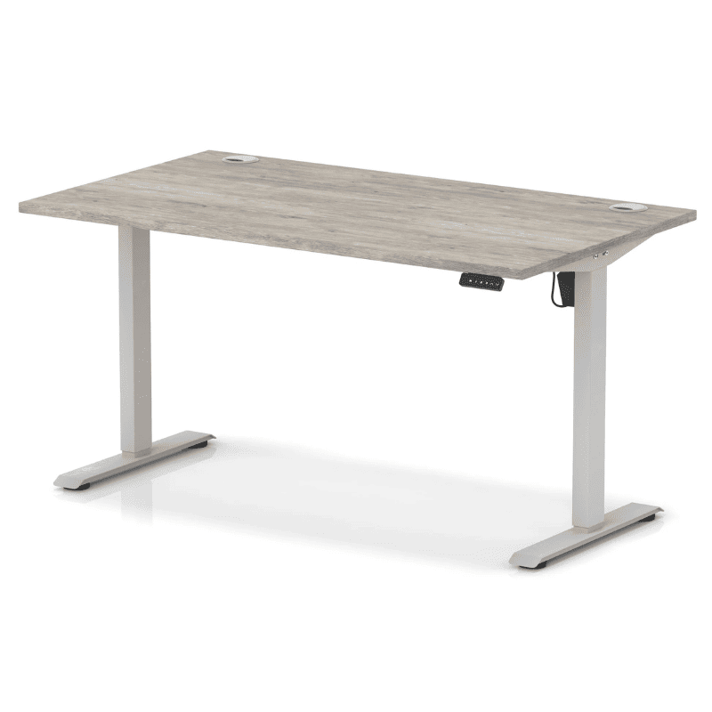 Air Lite Height Adjustable Desk with Cable Ports
