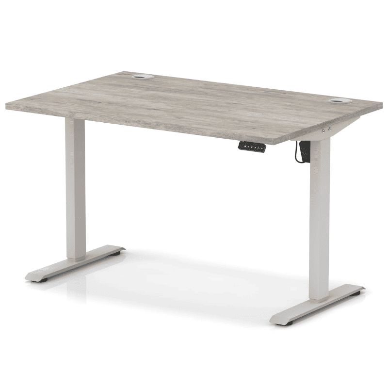 Air Lite Height Adjustable Desk with Cable Ports