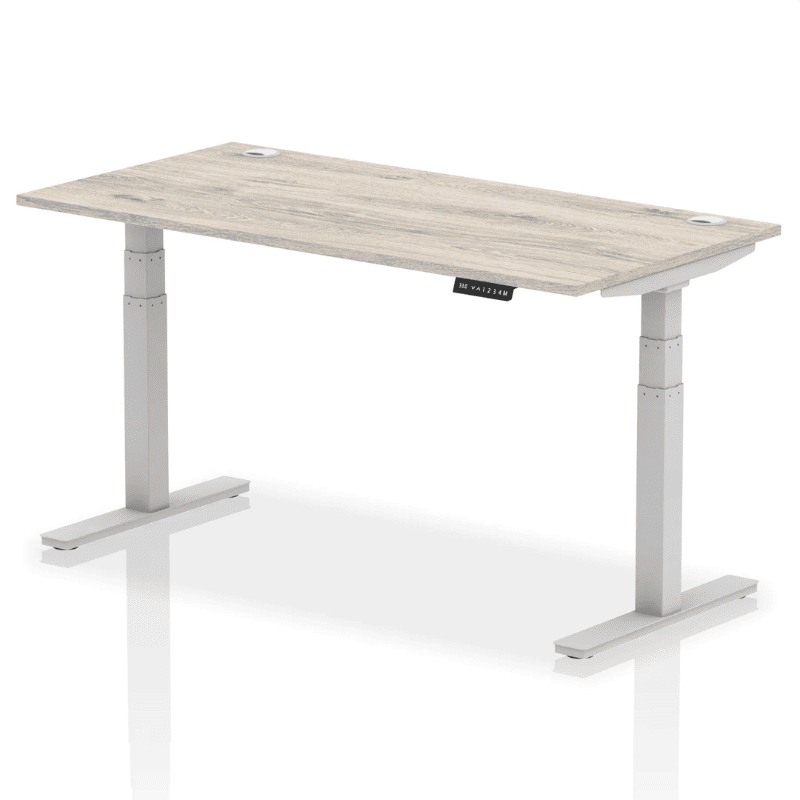 Air Height Adjustable Desk with Cable Ports